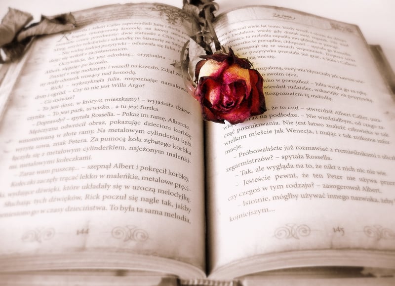 Book Page Garland